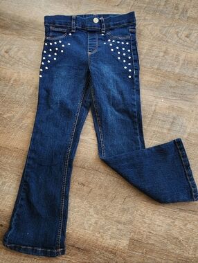 Dark Blue Studded Women’s Jeans